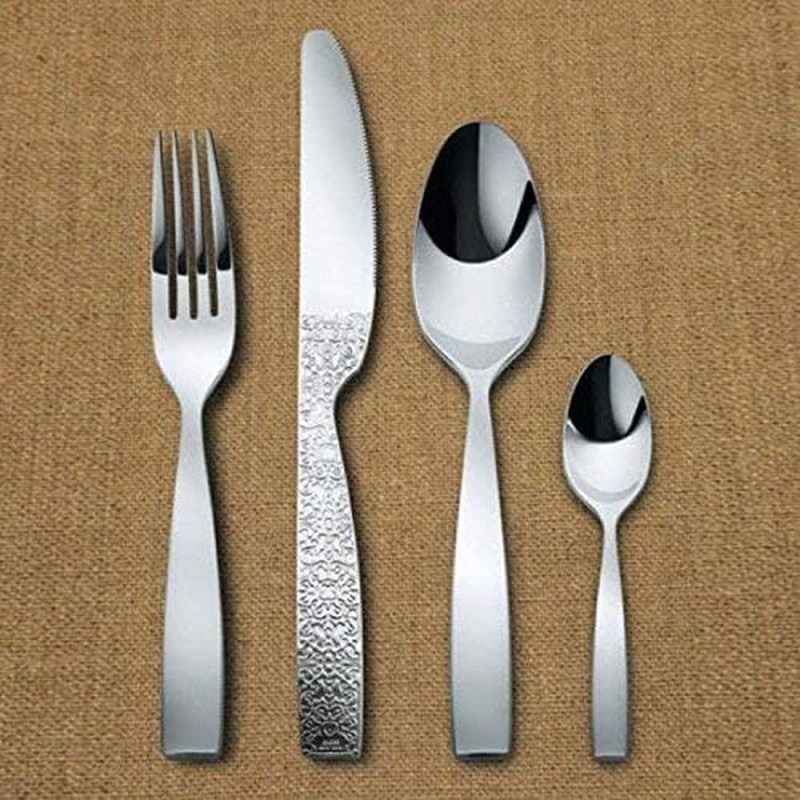 MW03S5 "Dressed" 5 Pieces Cake Server Set, Silver