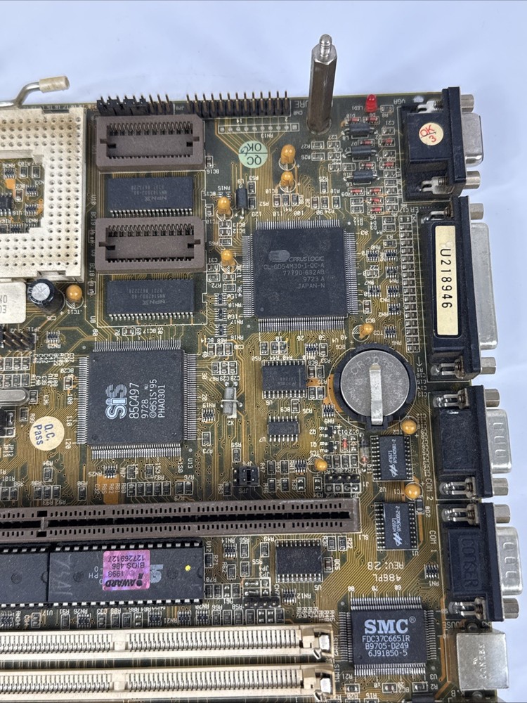 Telcovision 486PL-03 CPU Board *UNTESTED PARTS* #10
