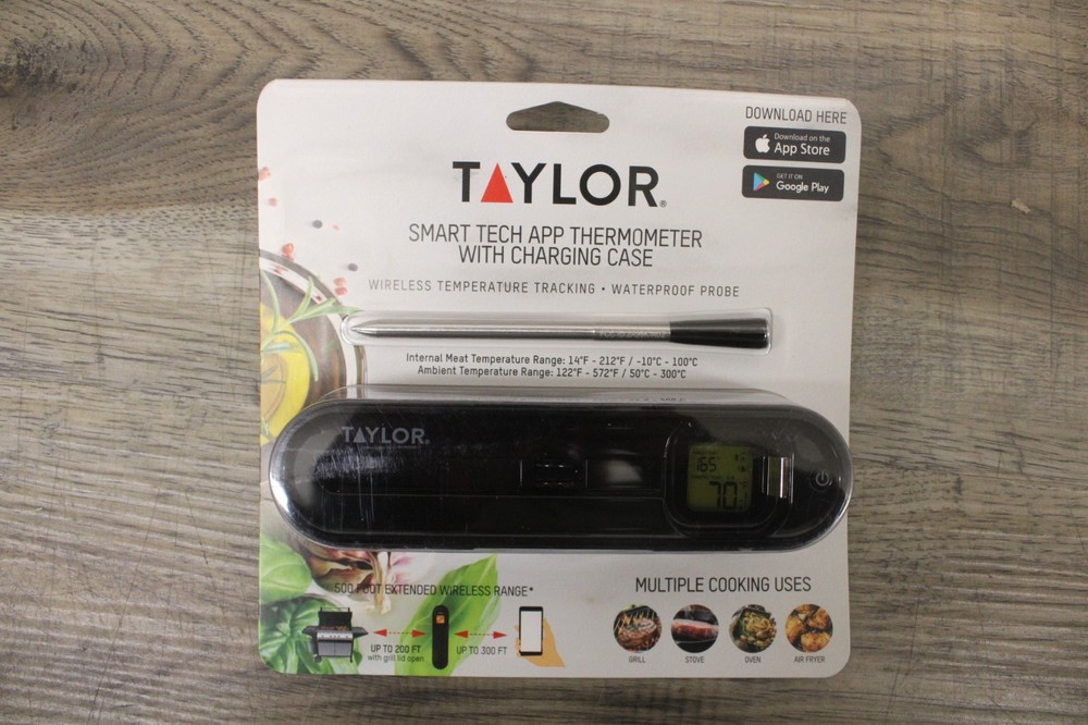 Taylor Smart Tech App Wireless Digital Cooking Kitchen Meat Thermometer 5309295