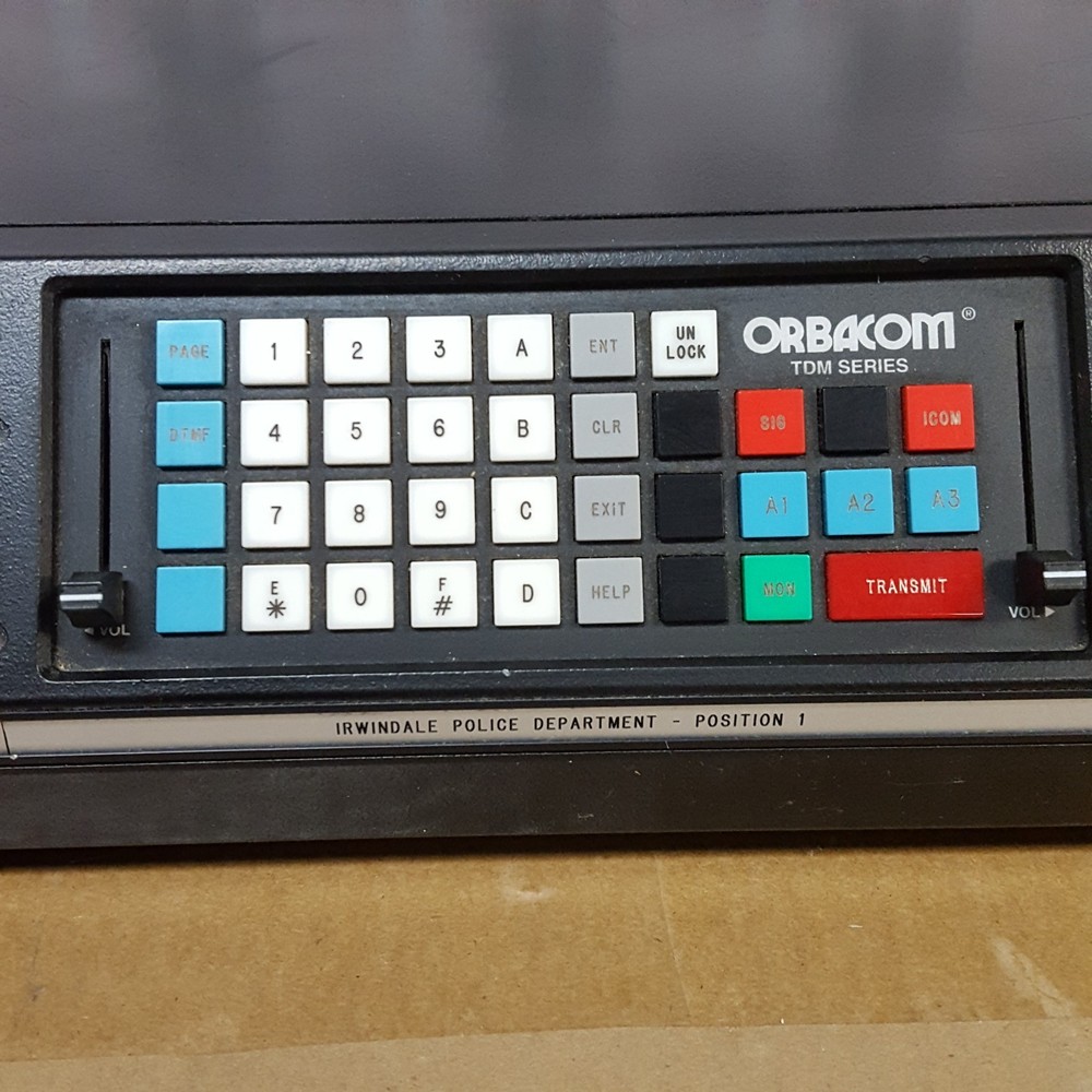 Orbacom Systems - Dispatch Console w/Power Cord (Powers On) USED