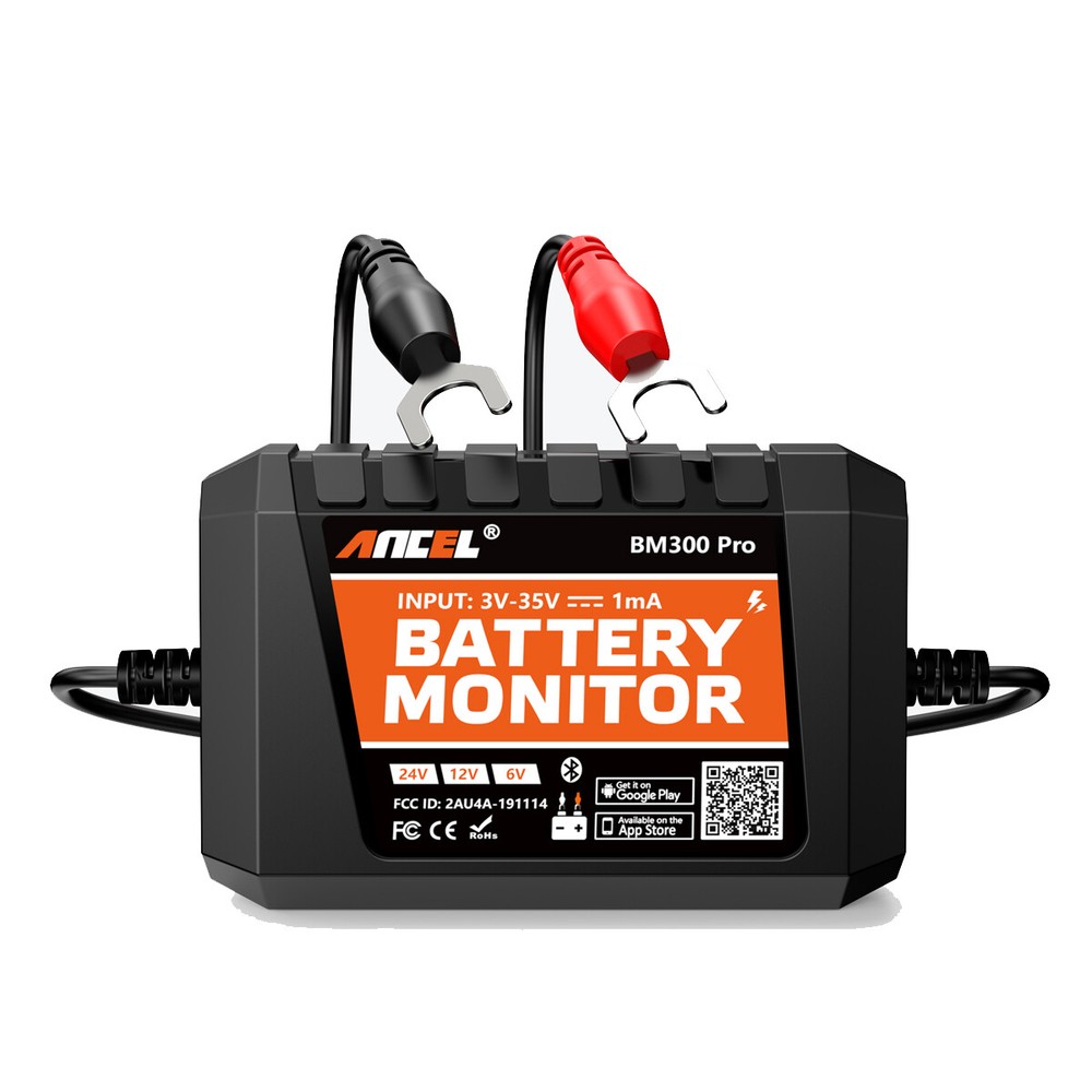 ANCEL BM300 Pro Battery Tester Analyzer 6V 12V 24V for Android IOS Bluetooth