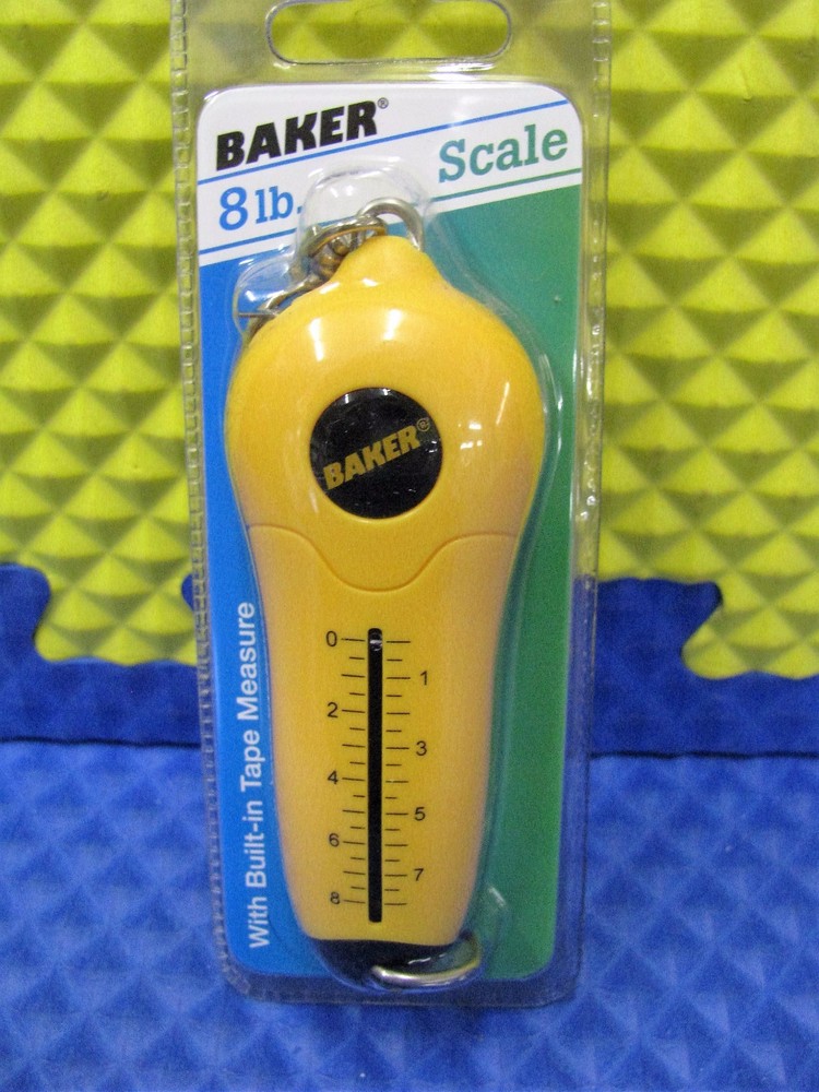 Baker 8lb. Scale With Built-in Tape Measure Model # B8SC
