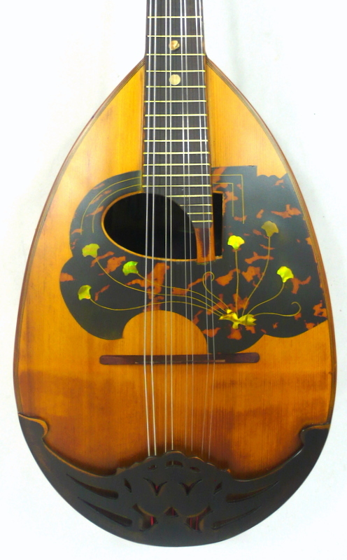 Japan Mascot No.5 bowlback Mandolin, Solid spruce & Maple, OJMN115