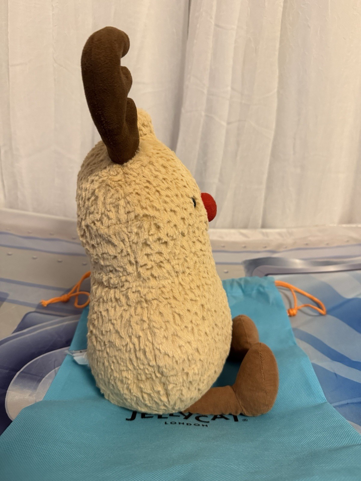 Authentic Jellycat Amuseables Peanut Reindeer LARGE - BNWT - US Seller