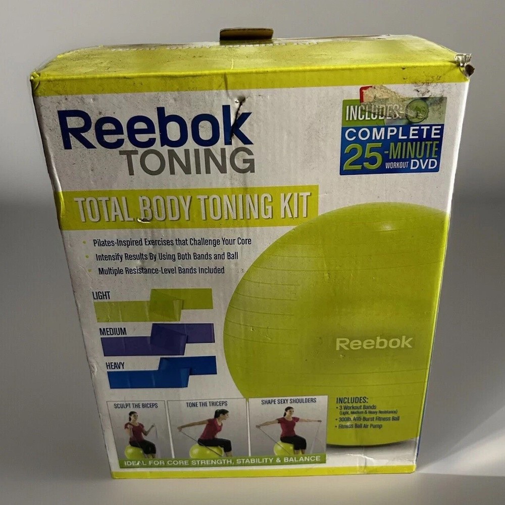 Reebok Toning Ball  & Bands Kit Plus DVD Workout