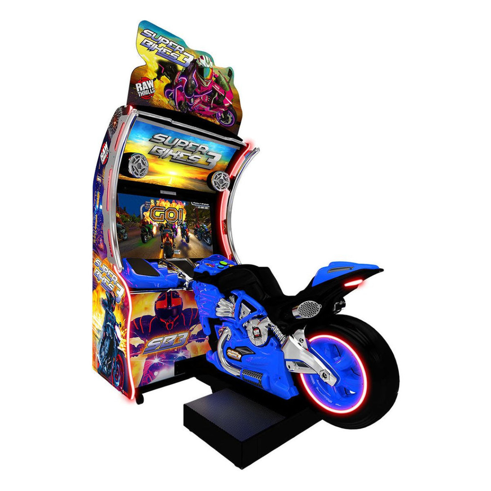 Raw Thrills Super Bikes 3 Arcade Driving Game