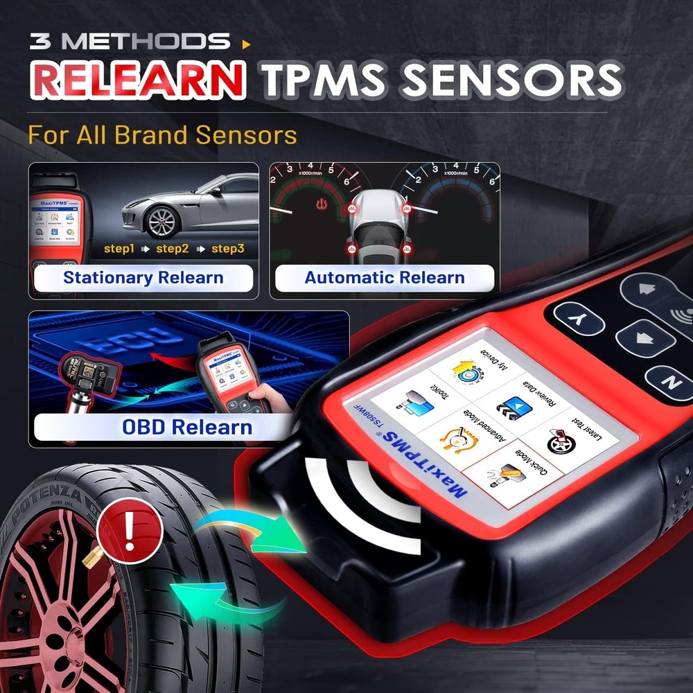 Autel MaxiTPMS TS508WF TPMS Relearn Tool TPMS Sensors Activate/Reset/Programming