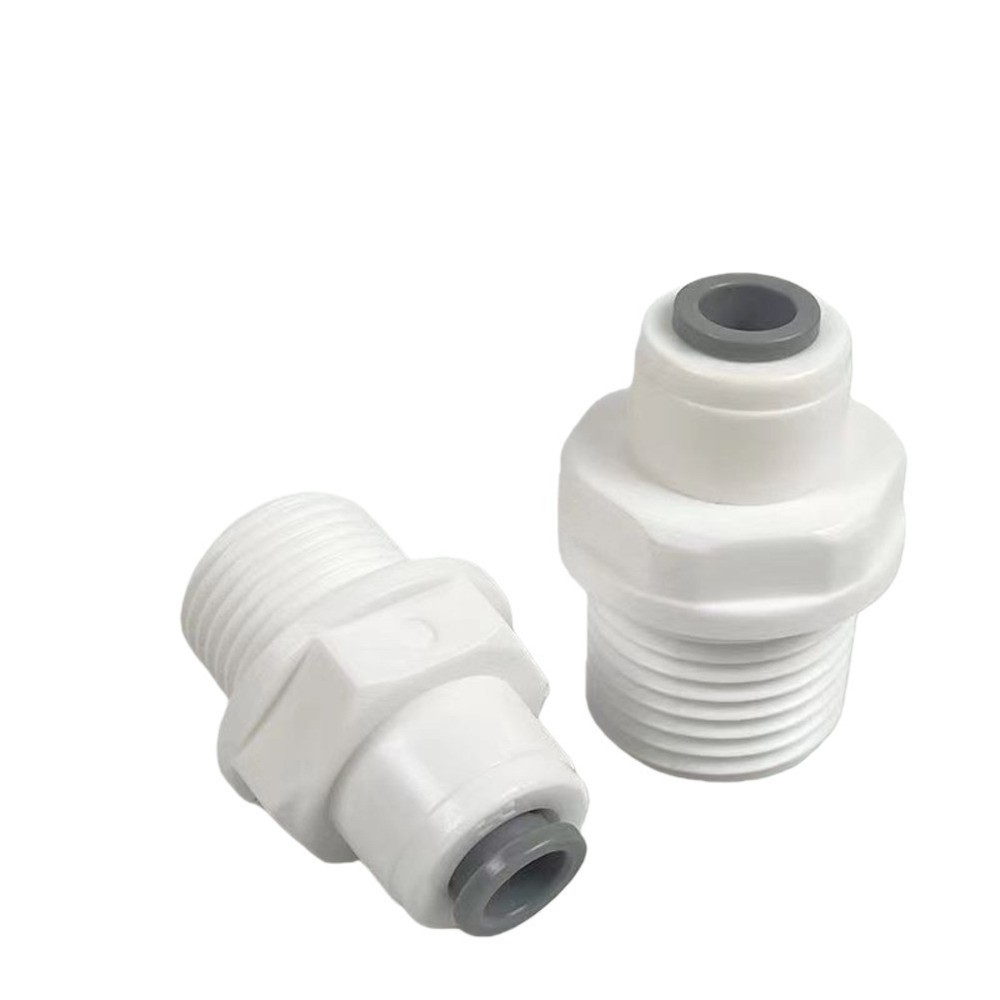 1/4 To 1/2 Adapter RO Fitting Polyoxymethylene Material Tool-free Installation