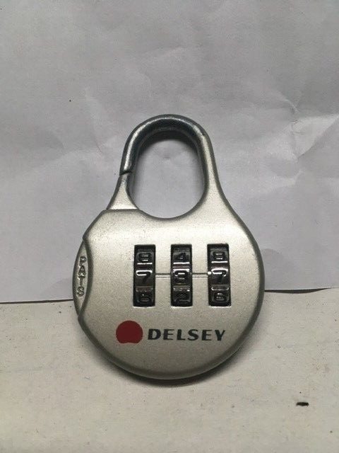 Vintage Delsey Luggage Lock  Bag Suitcase 3 digit code - working