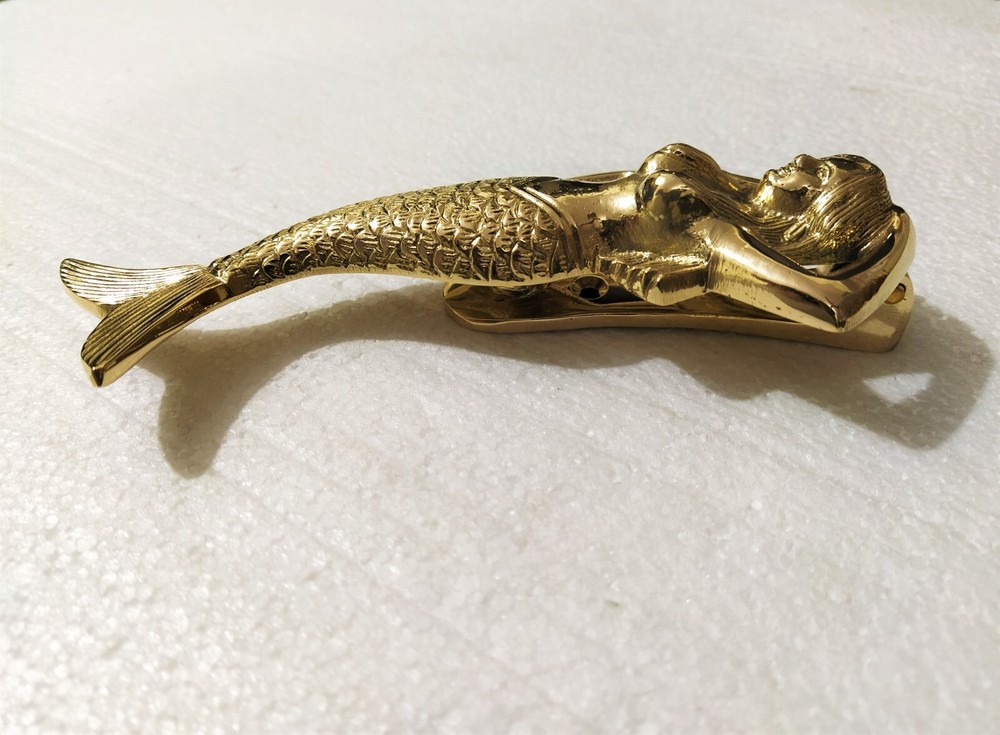 Decorative Brass Mermaid Door Knocker Solid Brass