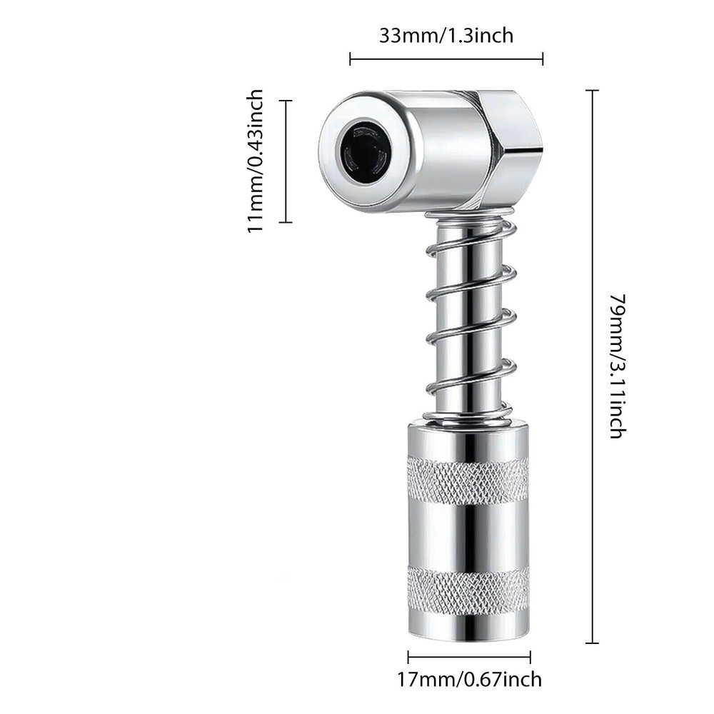Grease Coupler Adapter,90 degree⬆️