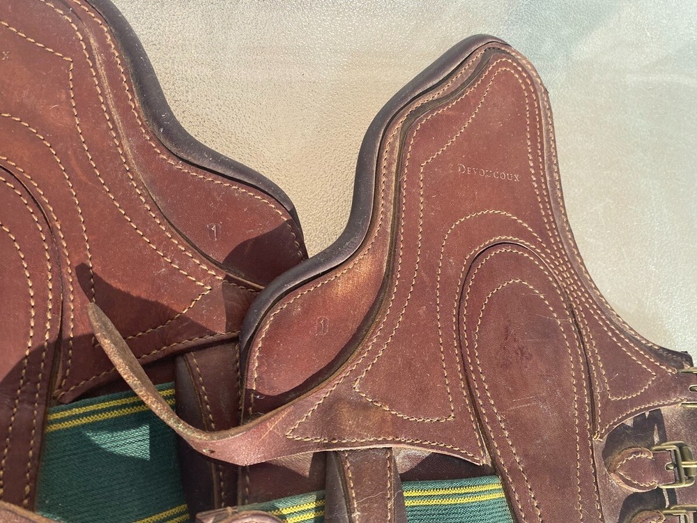 Devoucoux Chiberta Fetlock Boots Size 1 - Leather w/ soft lining Great Shape!