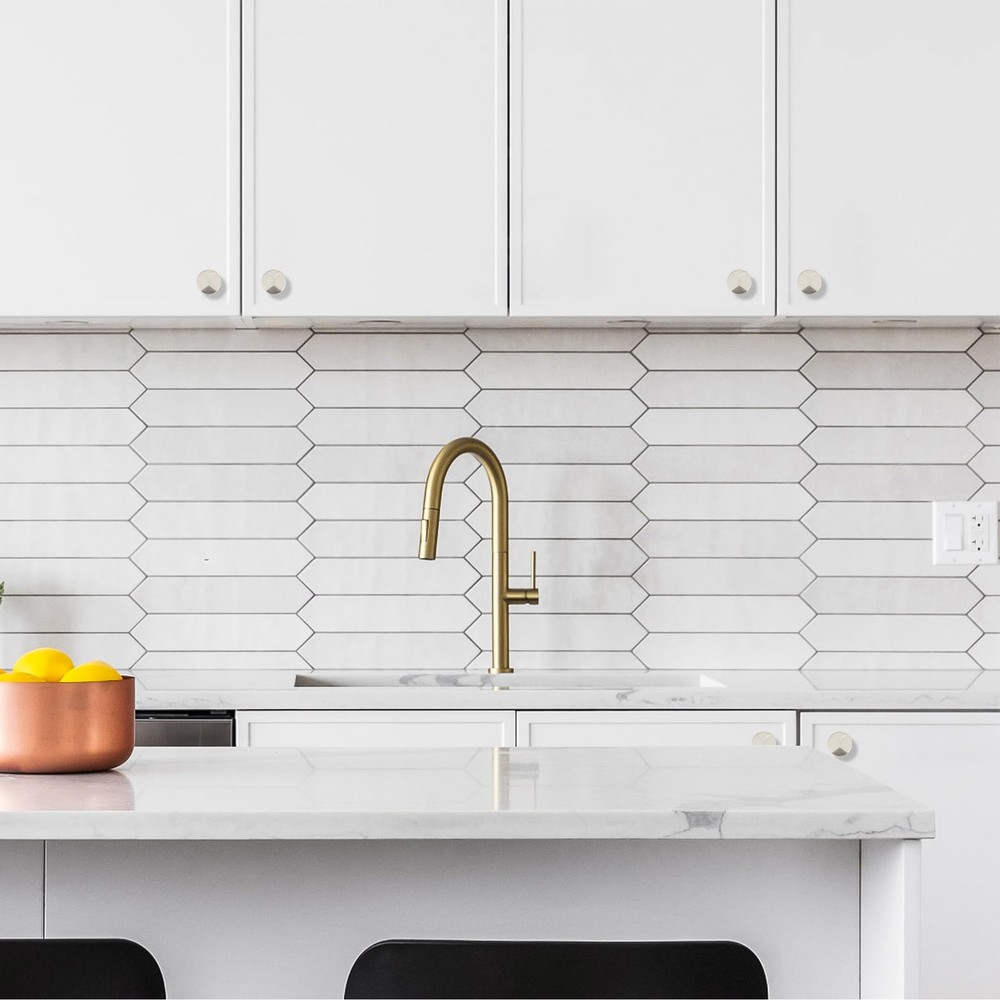 Ravinte 10pk Brushed Nickel Round Cabinet Knobs Solid Zinc Alloy Drawer Pulls