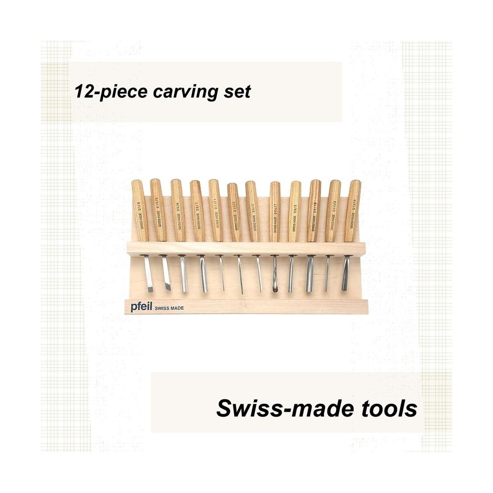Pfeil "Swiss Made" Intermediate Carving Set, 12 Piece