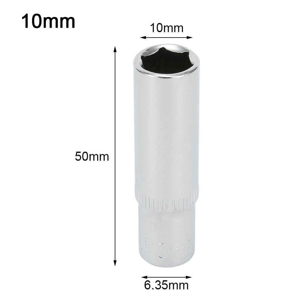 Deep Sockets Deep Sockets Deep Sockets High Grade Chrome Vanadium Steel Socket