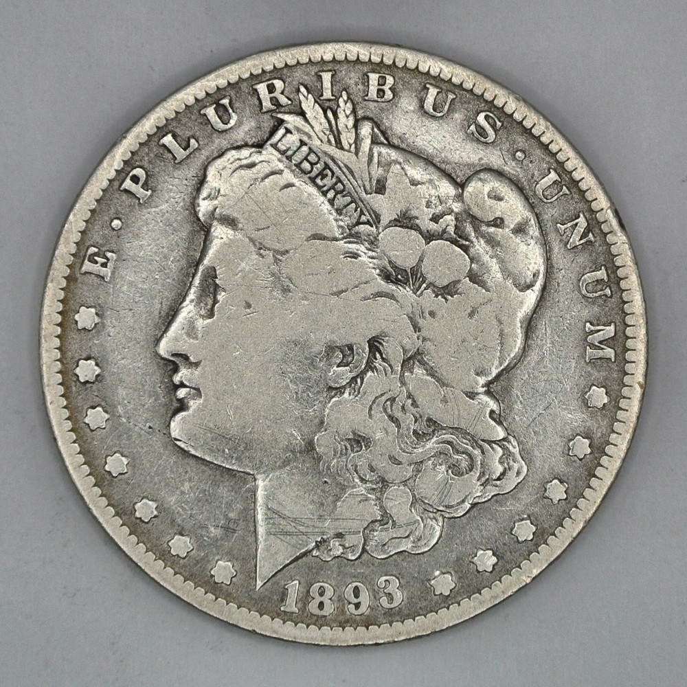 1893-O Morgan Silver Dollar