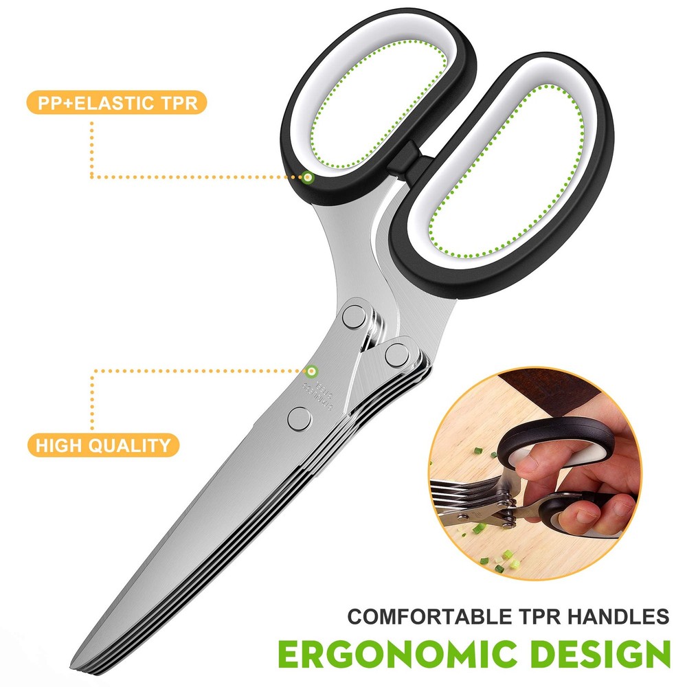 Fun Unique Kitchen Gadgets: Herb Scissors Set - Updated 2025 Cool Kitchen Too...