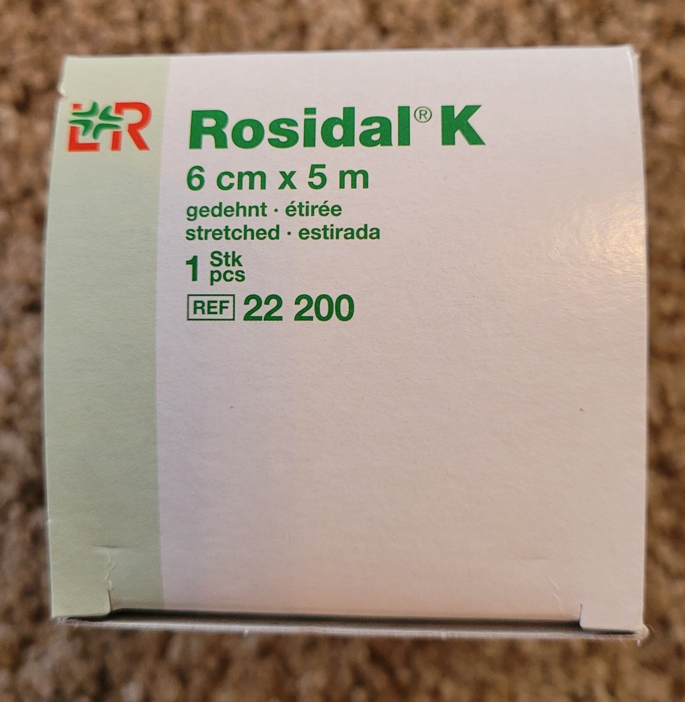Rosidal K Stretch Elastic Compression Bandage Six Boxes (6 cm x 5 m)