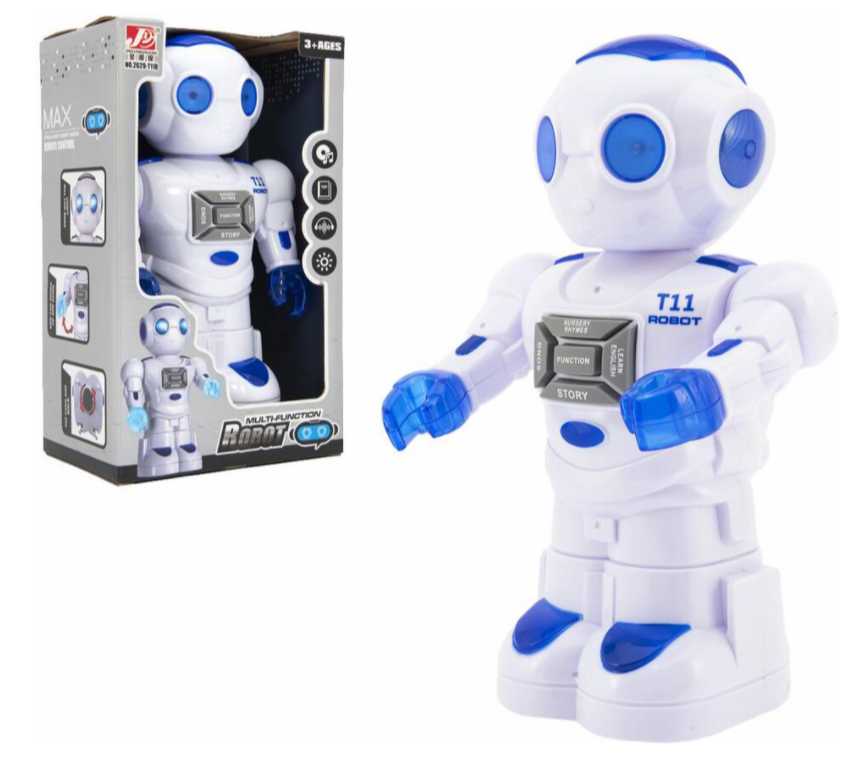 Universal Interactive Smart Robot for Kids Electromechanical Light Sounds