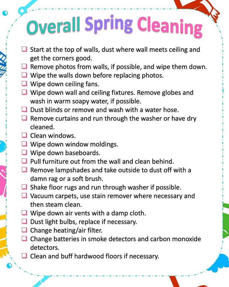 Spring Cleaning Planner