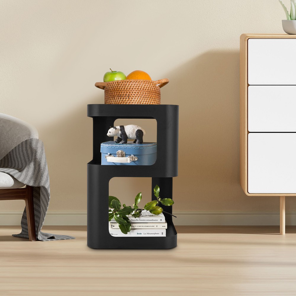 3-tier Side Table Coffee Table Sofa Bedside Table Storage Organizer Space Saving