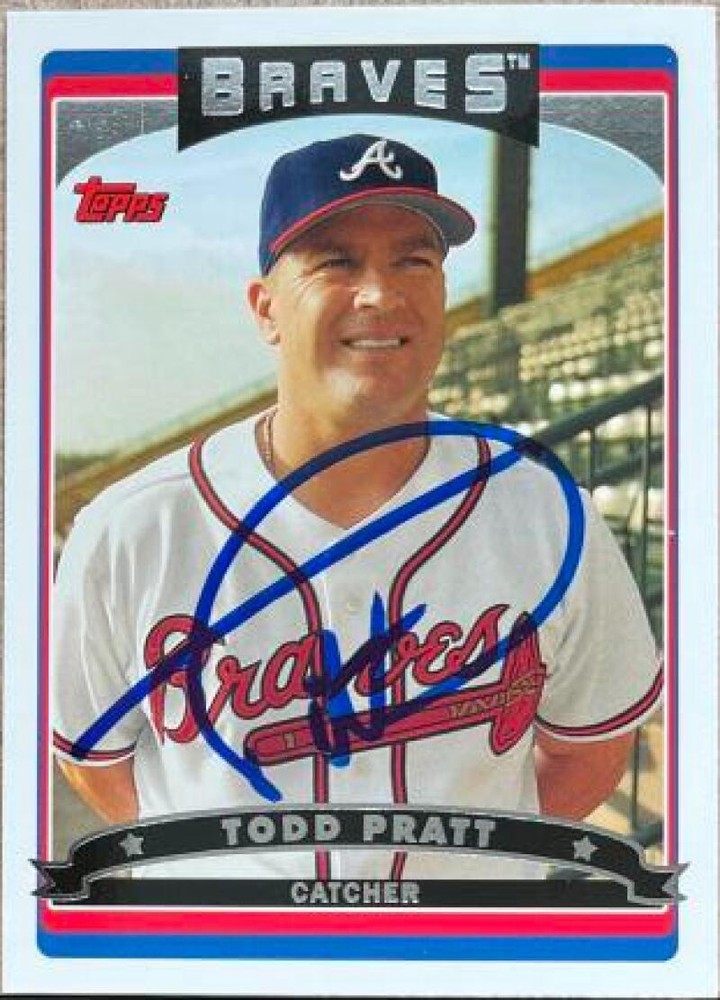 Todd Pratt Autographed 2006 Topps #438