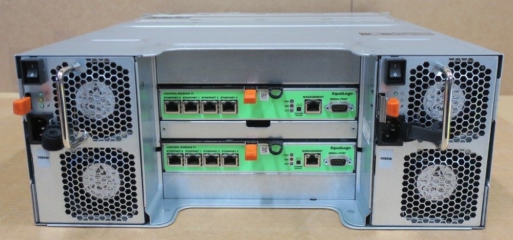Dell EqualLogic PS6100XV 24-Bay 3.5" 4U Virtualized iSCSI SAN Storage Array