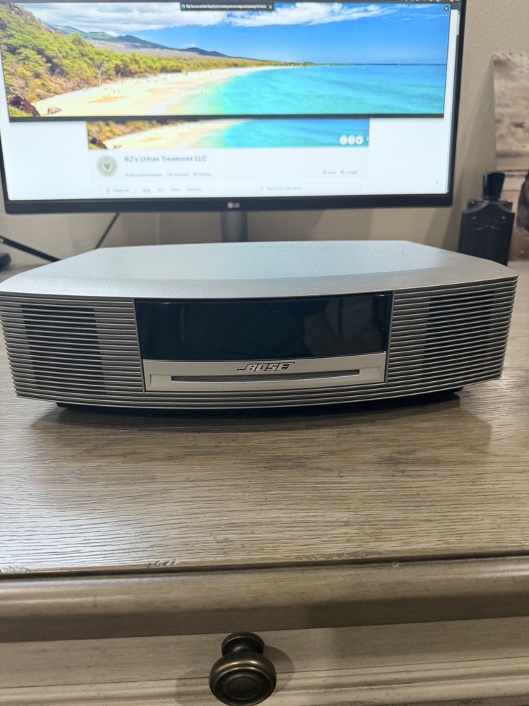 Bose Wave Music System Graphite Grey w Remote, Power Cable, Ant, Manual EUC