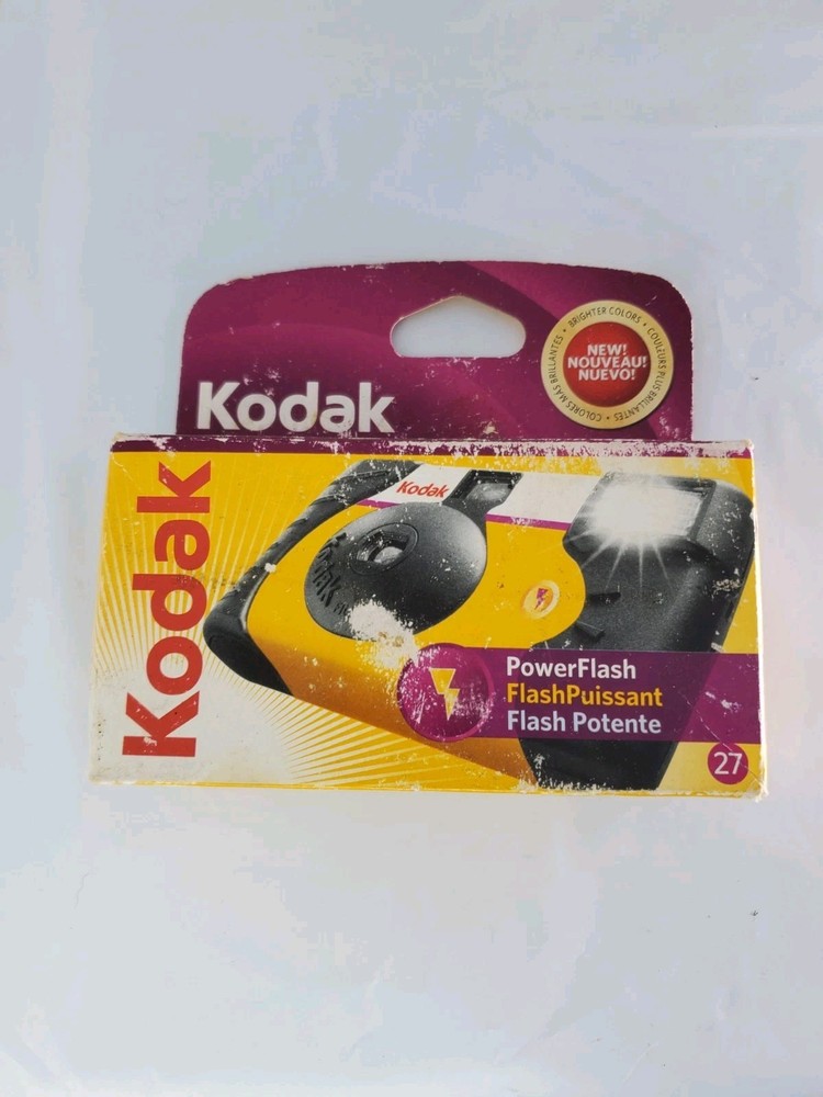 Kodak Power Flash- Single Use Disposable Camera- 27- EXP: 3/2010 New