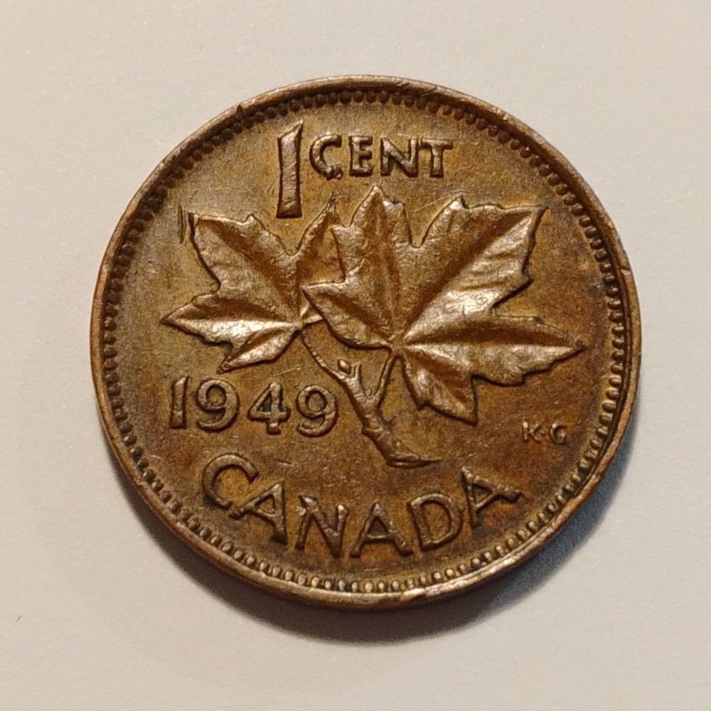1949 - One (1) Canadian Cent - 1