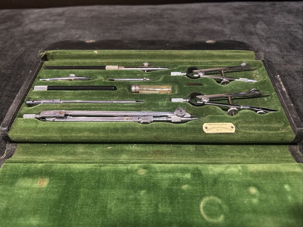 “Mercury” Keuffel & Esser Co NY Drafting Kit Complete