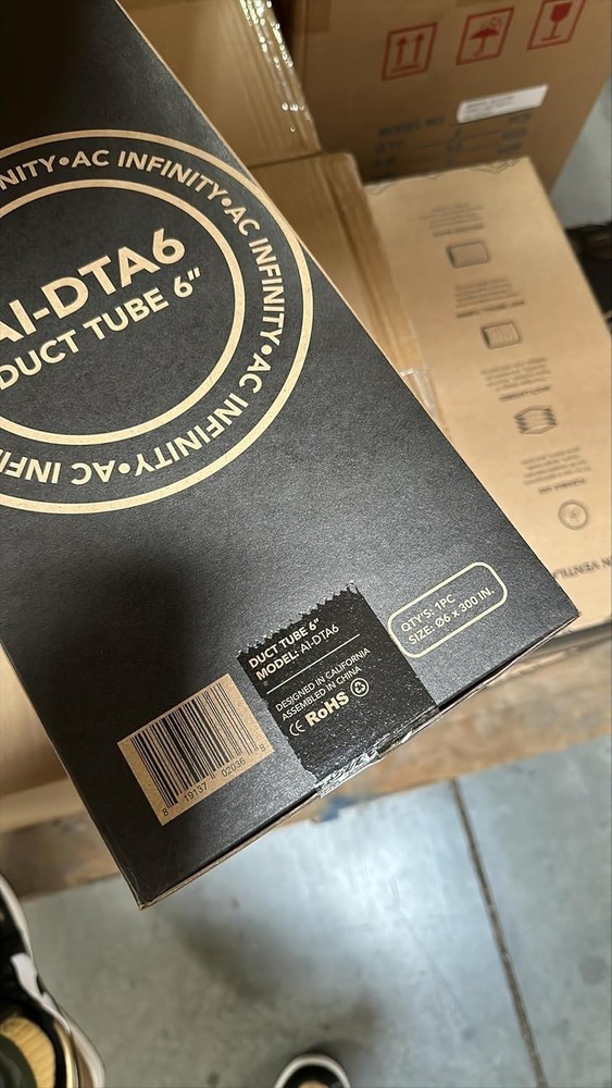 Flexible 6-Inch Aluminum Ducting