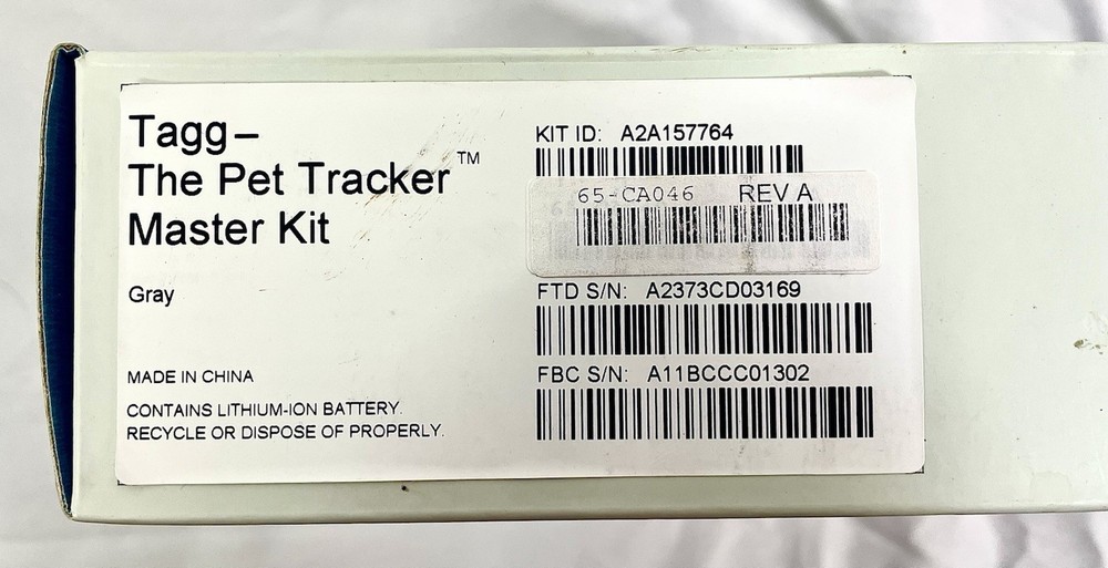 Tagg White The Pet Tracker Master Kit (A12)