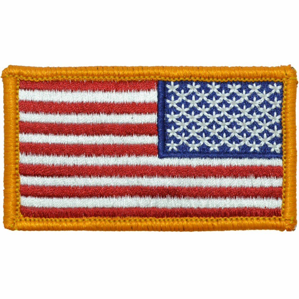 USA Flag Fully Embroidered Patch - Full Color
