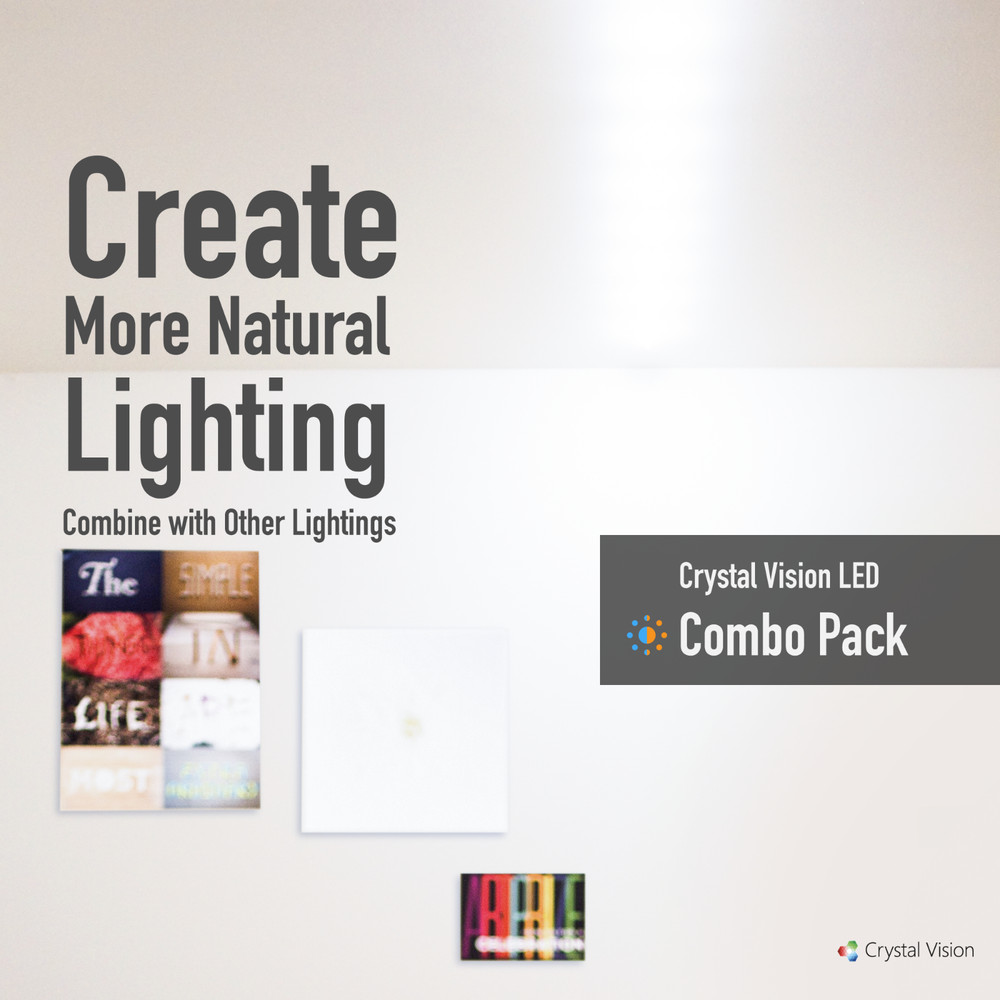 Crystal Vision Ceiling LED Light Kit Provided by Samsung w/ Dimmer Controller