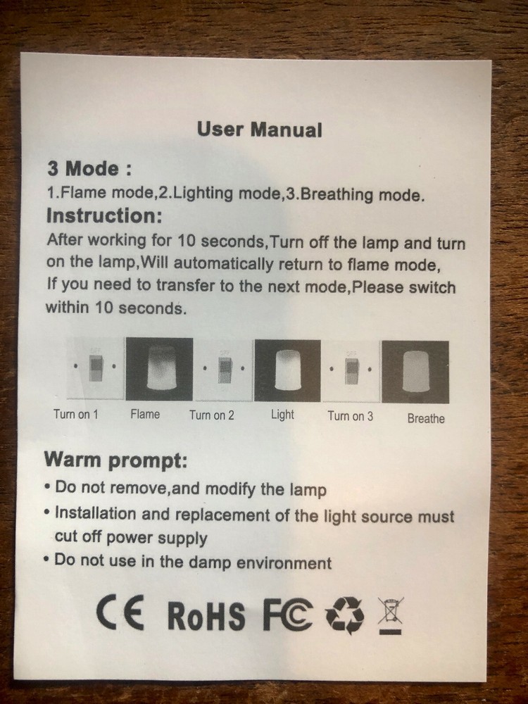LED Flame Effect Light Bulb- Simulated Nature Fire Flicker Lamp, E26 USA Base 9w