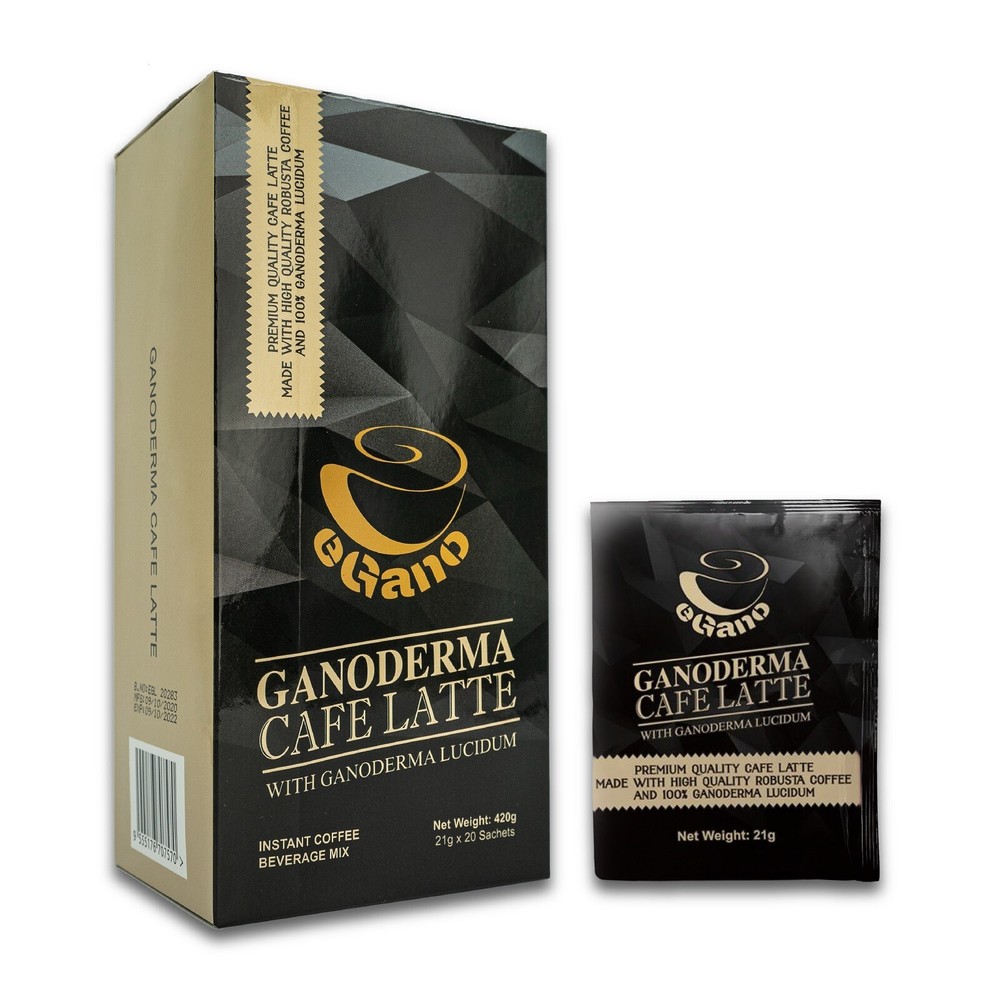 10 Box eGano Premium Ganoderma Cafe Latte W/ Ganoderma Lucidum Expedited
