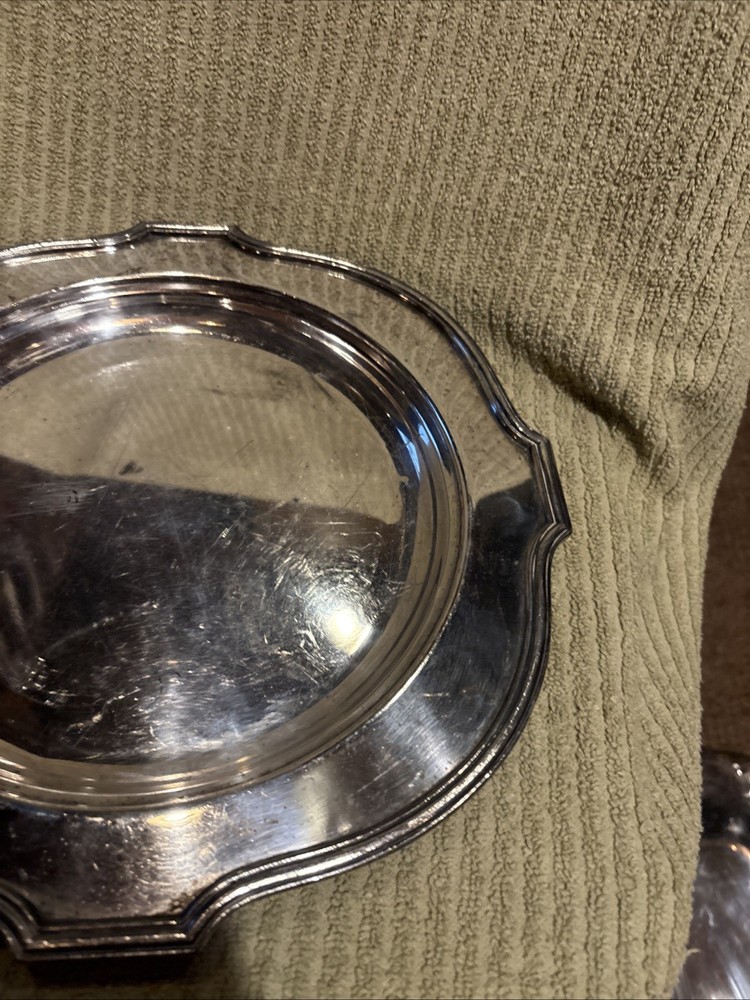 Antique Silverplate Tray Unmarked