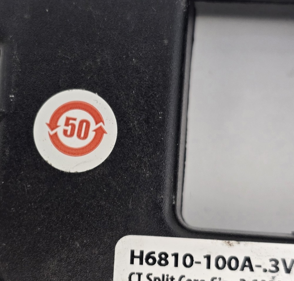 Veris H6810-100A-.3V Split-core Current Transducer Size 2 100A 0.333VAC