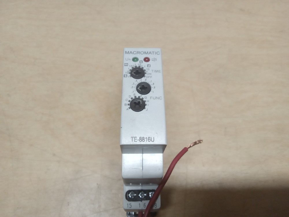MACROMATIC TE-8816U Time Delay Relay