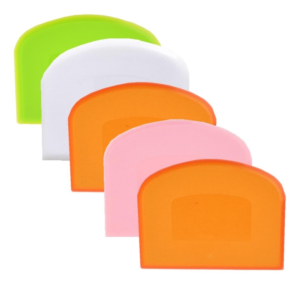 Bench Scraper, Dough Scraper, Bowl Scraper, Food Scraper Tool, Cake Scraper a...