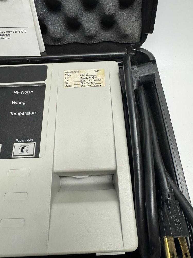 VINTAGE BMI DRANETZ 100G POWERVISA POWER QUALITY ANALYZER