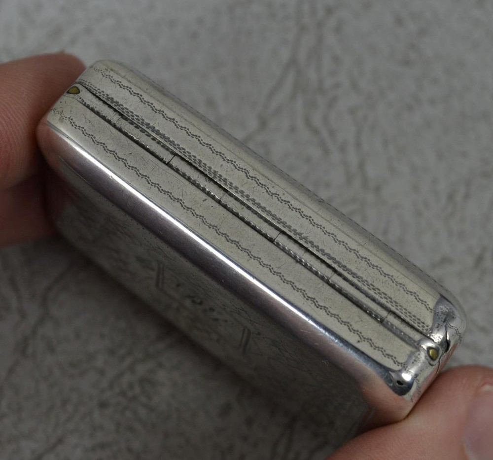 1806 Georgian Sterling Silver Snuff Box