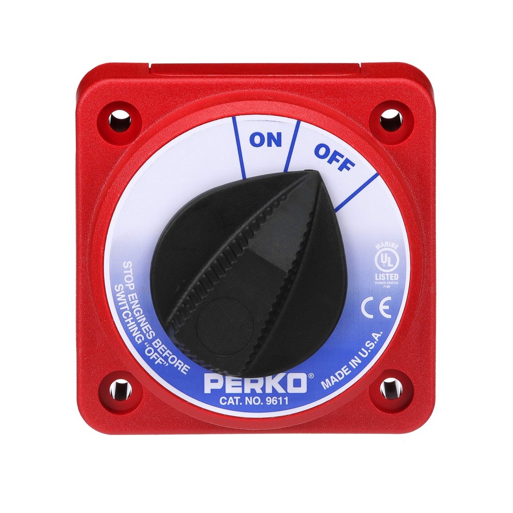 Seachoice 11561 Battery Select Switch, Compact, Disconnect Isolator Cutoff