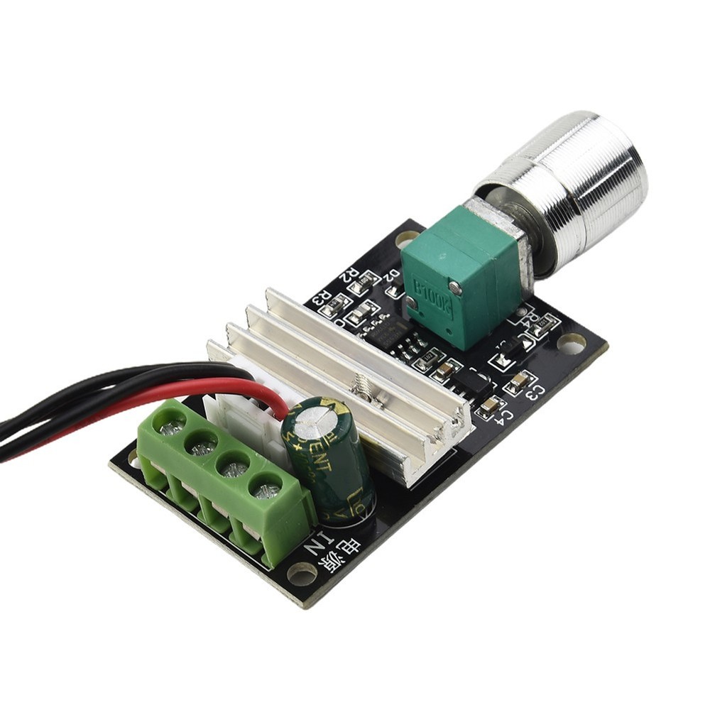 Switch Speed Controller Motor Regulator 6V 12V 24V 28V DC 3A For DC Motor