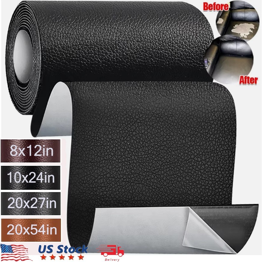 Leather Repair Tape Self-Adhesive Patch for Car Seats Couch Sofa Jackets Patch