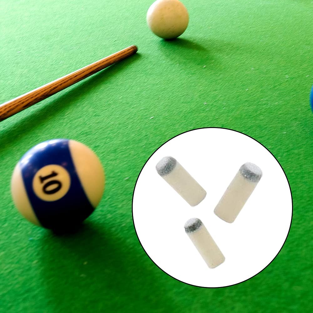 100 PCS Pool Cue Tips, Push-in, Slip On, Snooker, Billiard, Replacements