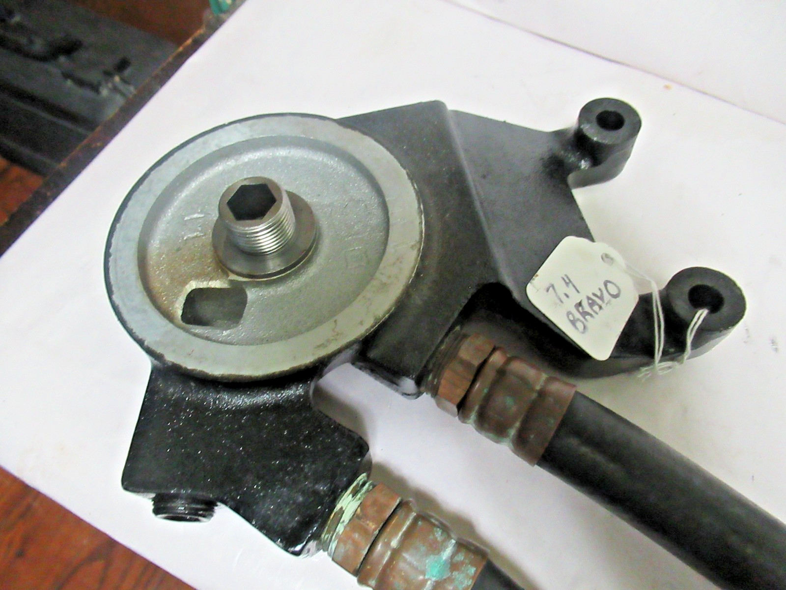 Mercruiser bravo 7.4 remote oil filter system with oil cooler USED