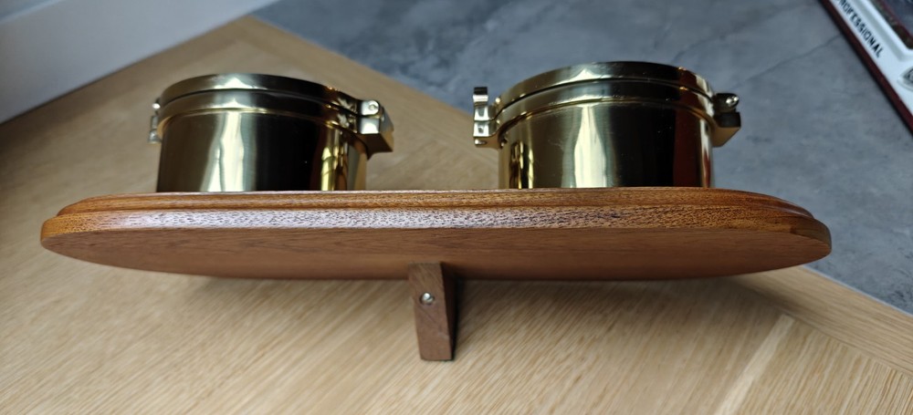 Watrous Ships Clock And Barometer Set, German, Beautifully Made