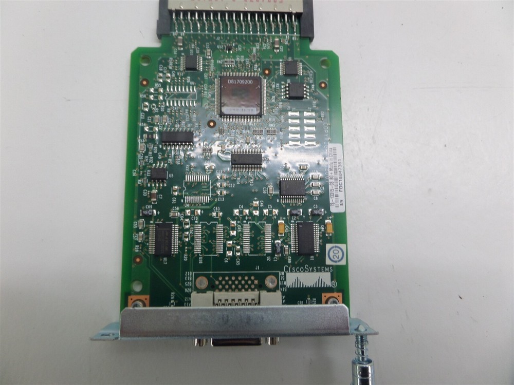 Cisco HWIC-1T 1-Port Serial WAN Interface Card - Missing One Screw